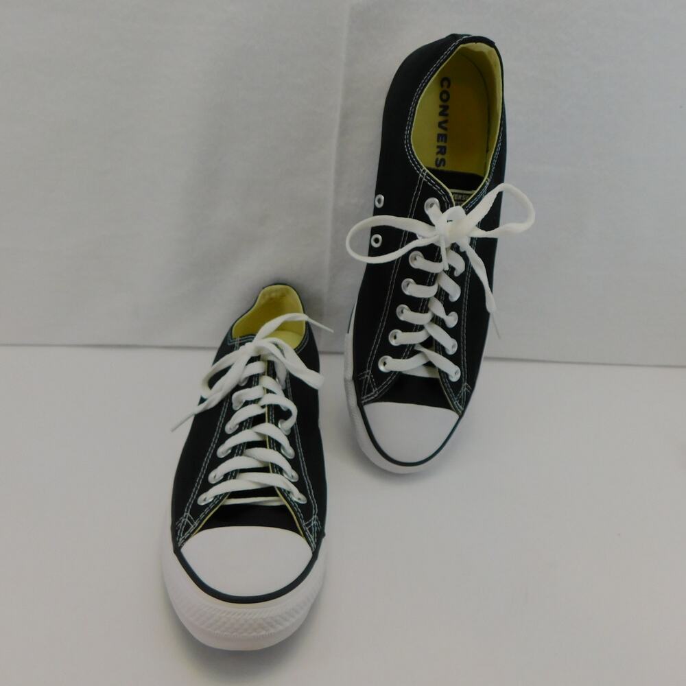 Converse Black Unisex Chuck Taylor All Star Men's Size 10 Womens Size 12 New - Picture 3 of 10
